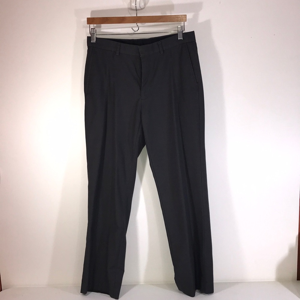 Calvin Klein, Charcoal, Dress Pants, 30W X 29L